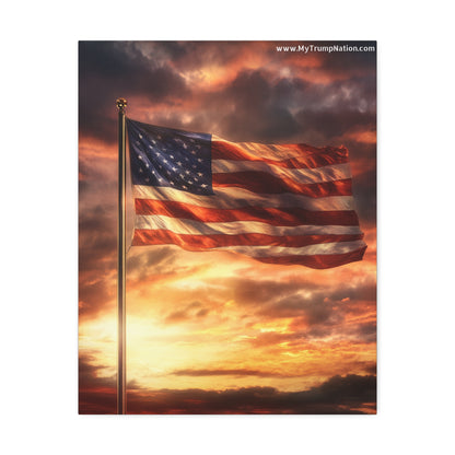American Flag Canvas Art