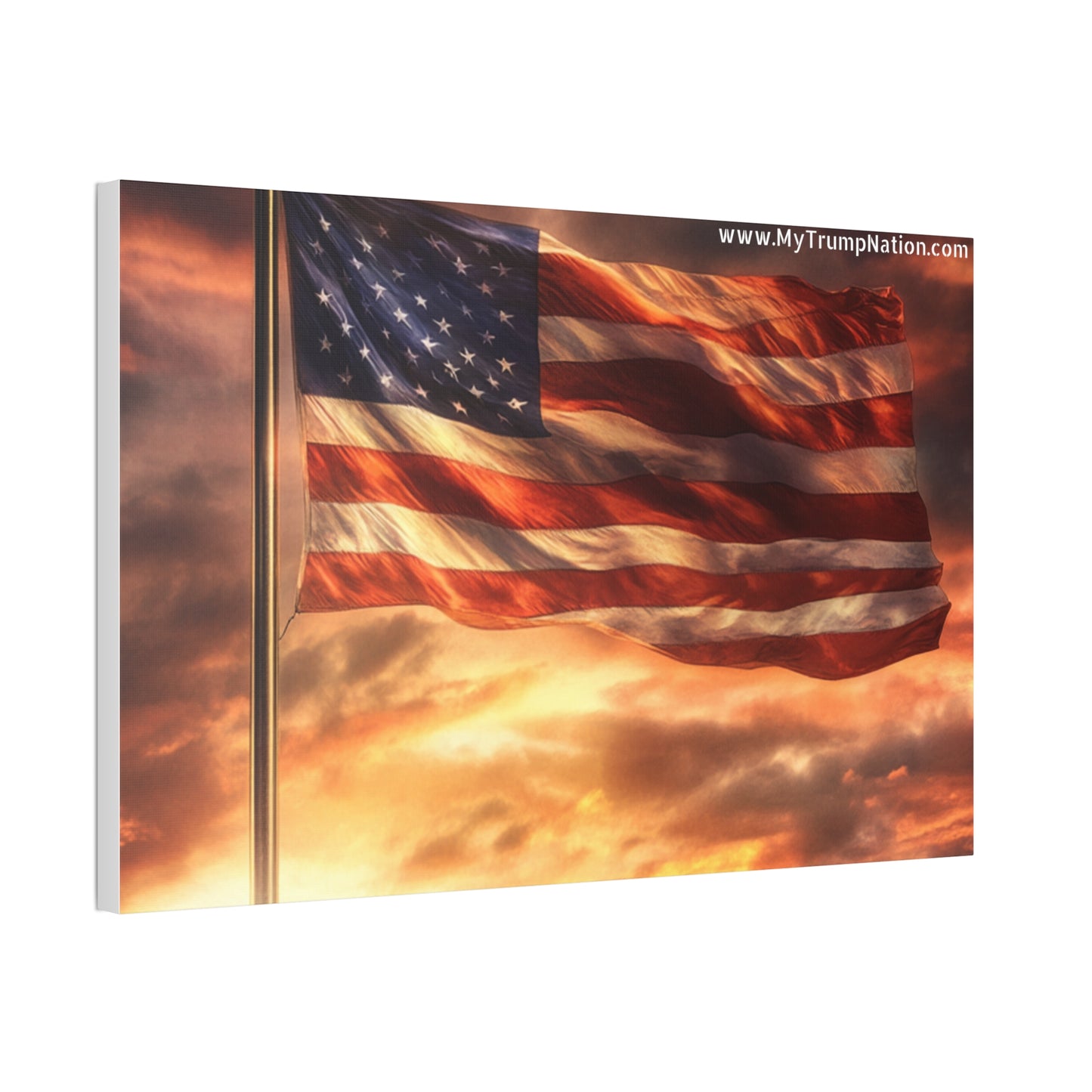 American Flag Canvas Art