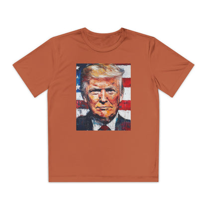 Youth Competitor Tee - Patriotic Donald Trump Art Shirt