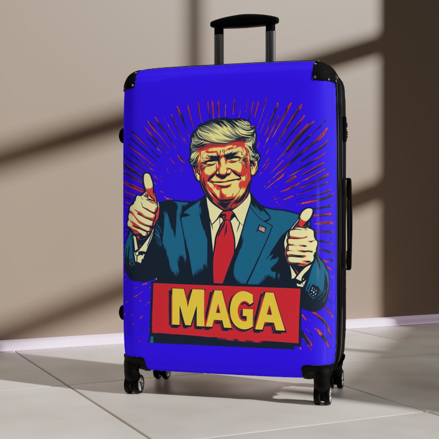 MAGA Travel Suitcase - Vibrant Carry-On for Political Enthusiasts
