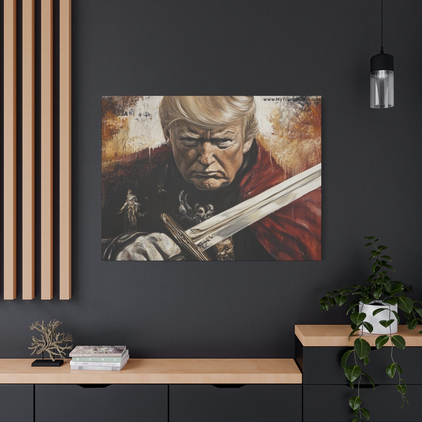 Heroic Canvas Art - Dramatic Portrait of a Leader
