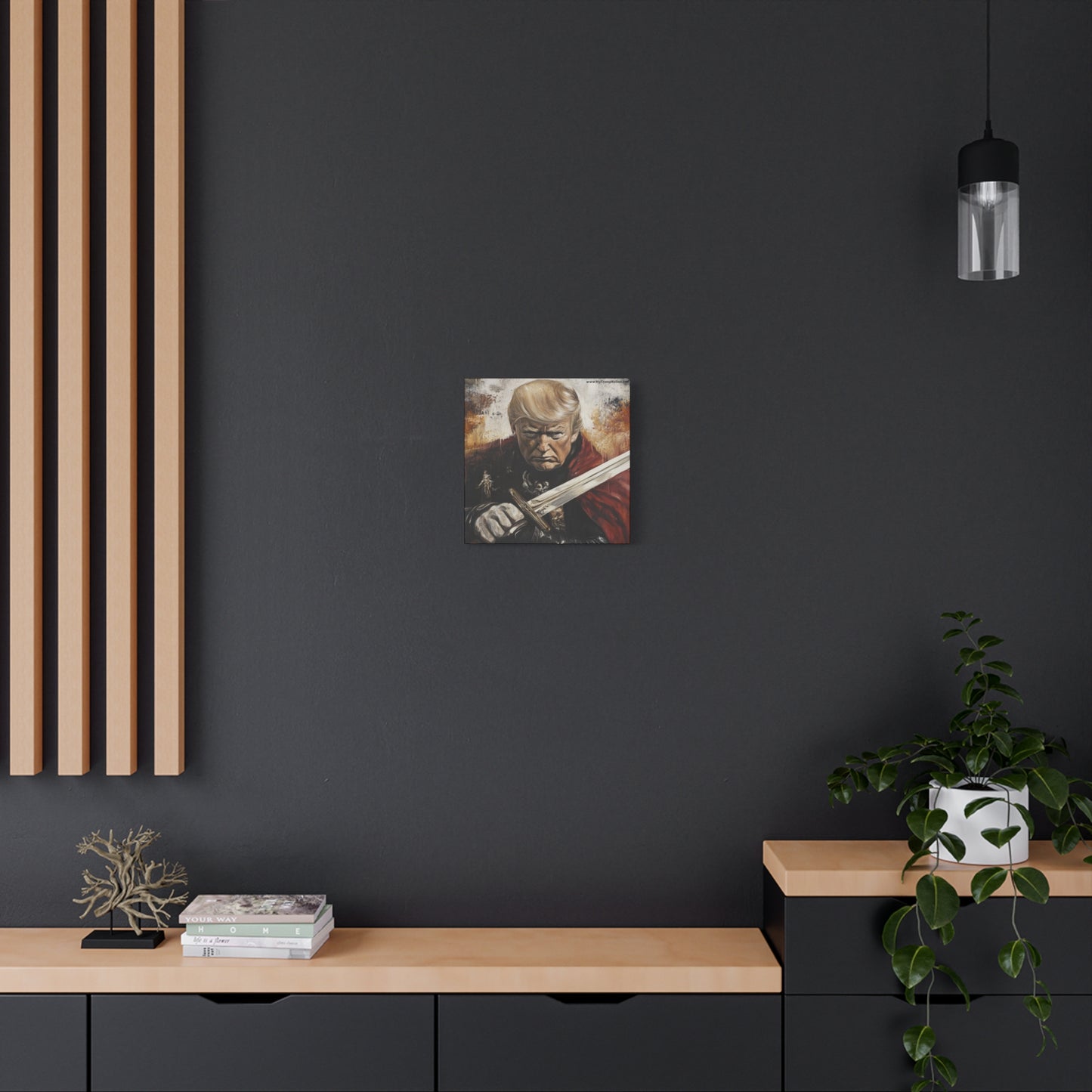 Heroic Canvas Art - Dramatic Portrait of a Leader