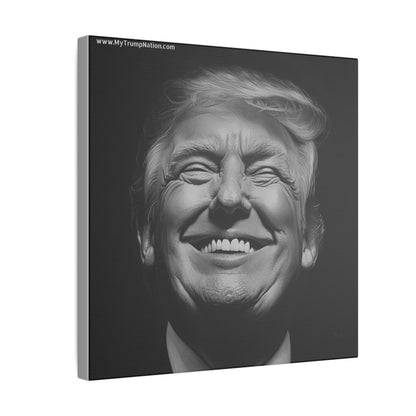 Donald Trump Black & White Canvas Art