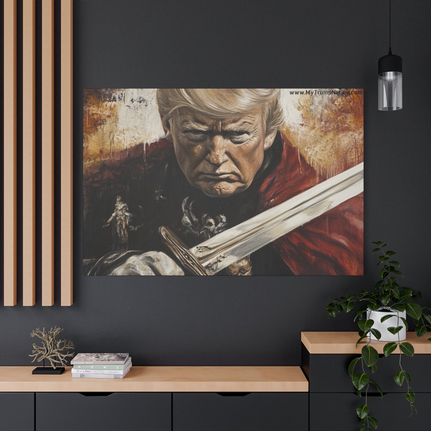 Heroic Canvas Art - Dramatic Portrait of a Leader