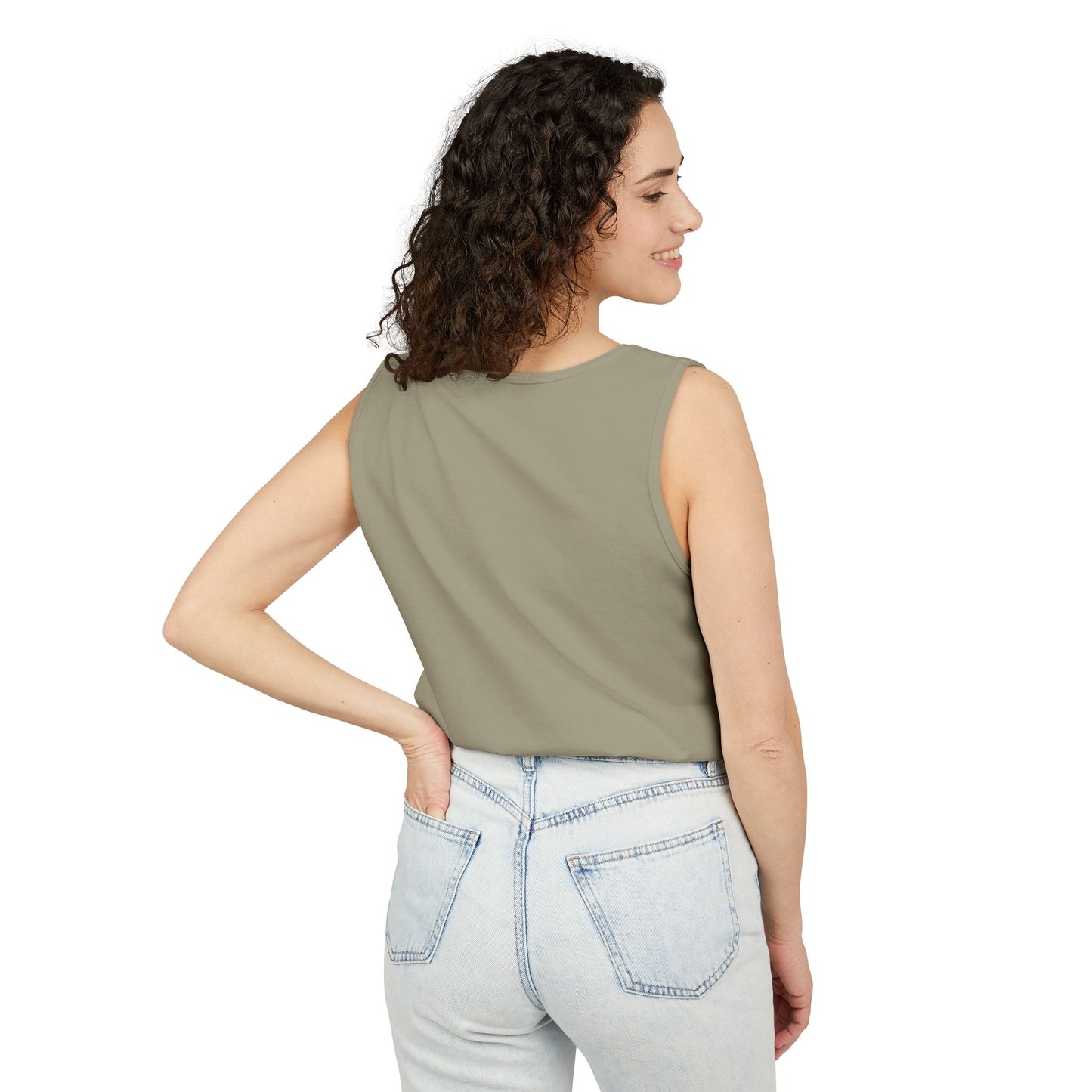 Unisex Garment-Dyed Tank Top - MAGA Graphic Tee for Political Enthusiasts