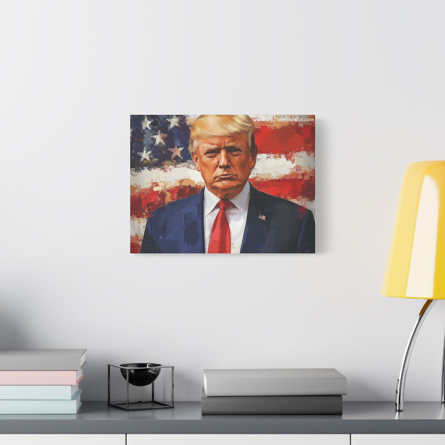 Donald Trump Patriotic Canvas Art