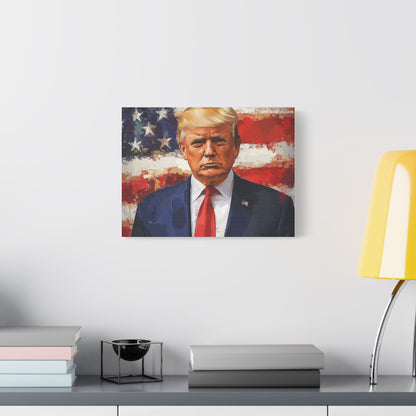 Donald Trump Patriotic Canvas Art