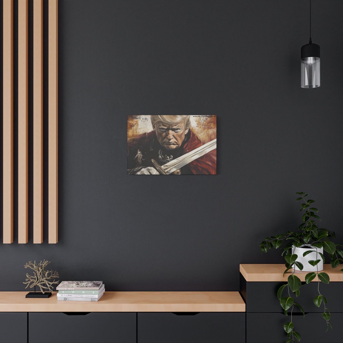 Heroic Canvas Art - Dramatic Portrait of a Leader
