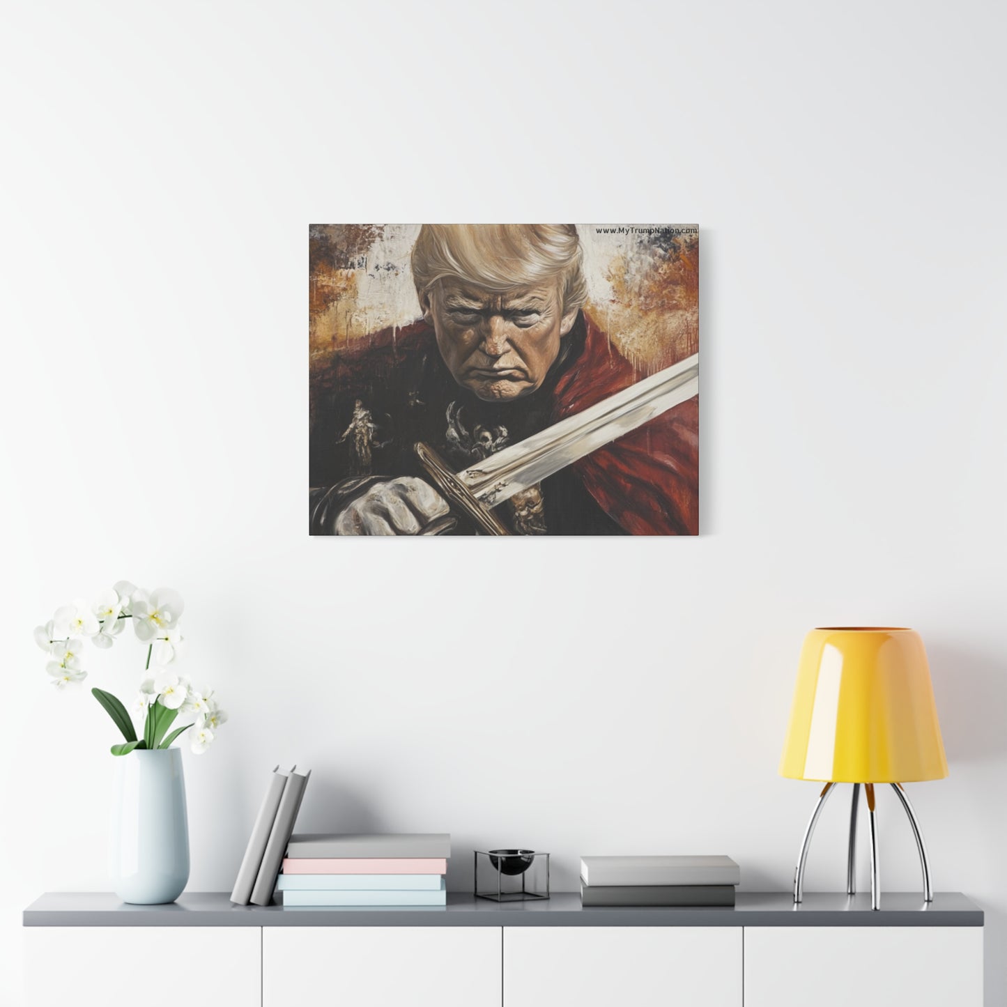 Heroic Canvas Art - Dramatic Portrait of a Leader