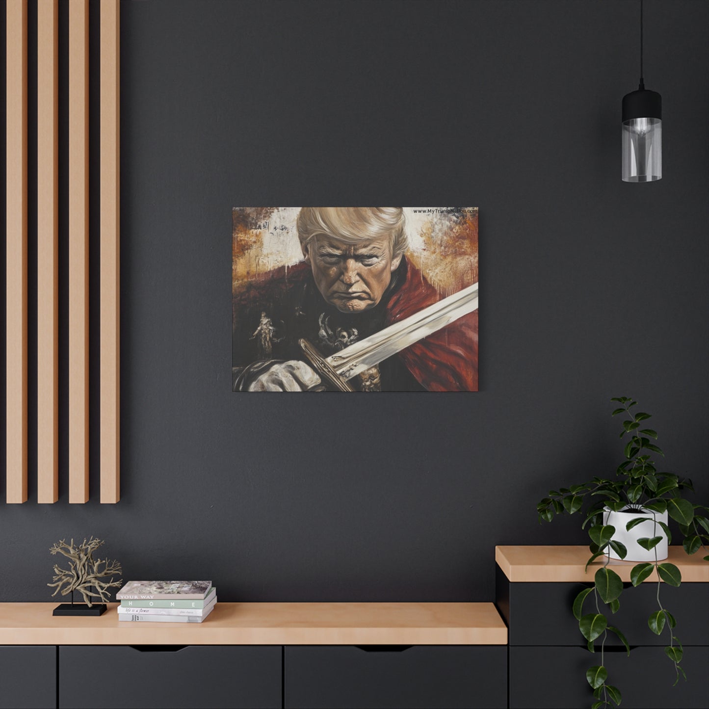 Heroic Canvas Art - Dramatic Portrait of a Leader
