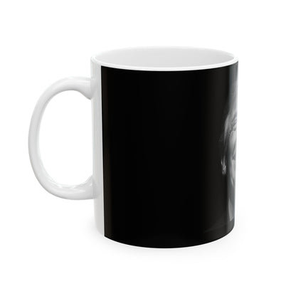 Donald Trump Black & White Portrait Ceramic Mug