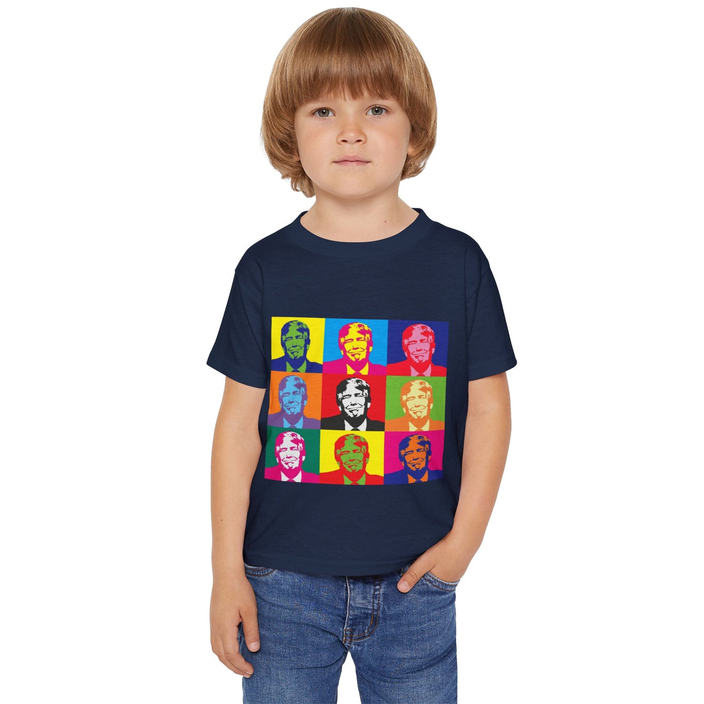 Colorful Pop Art Toddler T-Shirt - Fun & Playful Design