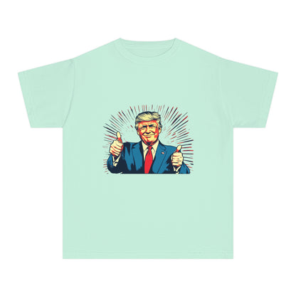 Youth Midweight Tee - Thumbs Up Graphic Shirt